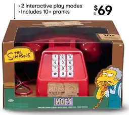 Kmart The simpsons moe's prank phone offer