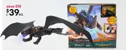 Kmart How to train your dragon ultimate plasma blast toothless action figure offer