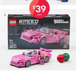 Kmart Lego speed champions 2 fast 2 furious honda offer