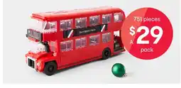Kmart Piece mini blocks vehicle series: double decker bus offer
