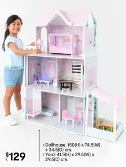Kmart Wooden fashion dollhouse offer
