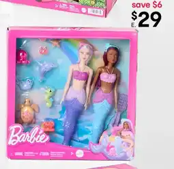 Kmart Barbie mermaid dolls offer