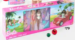 Kmart Barbie convertible toy car playset offer