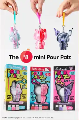 Kmart Pour palz sanrio mini keyring offer