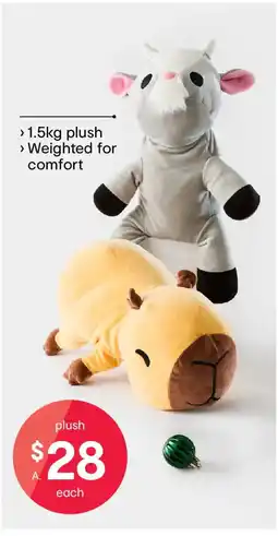 Kmart Zuru hug-a-lumps plush toy - medium offer