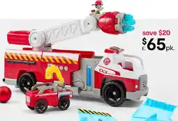 Kmart Paw patrol fire rescue rapid reload fire truck offer