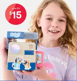 Kmart Bluey's chikit chikit camera offer