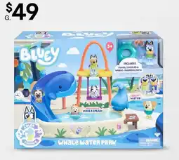 Kmart Bluey whale water park playset offer