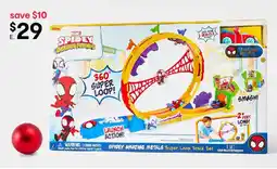 Kmart Disney junior marvel spidey and his amazing friends: spidey amazing metals super loop track set offer