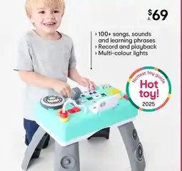 Kmart Fisher price laugh & learn mix & learn dj table offer