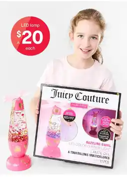 Kmart Make it real juicy couture dazzling swirl led color change light offer