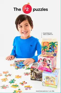 Kmart Licensed puzzle offer