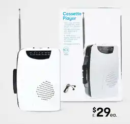 Kmart Cassette player offer