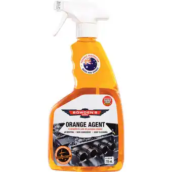 Bowden's own 770ml orange agent