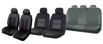 SuperCheap Auto Sca premium jacquard & leather look seat covers offer