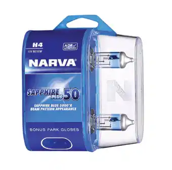 SuperCheap Auto Narva sapphire headlight globes - h4 offer