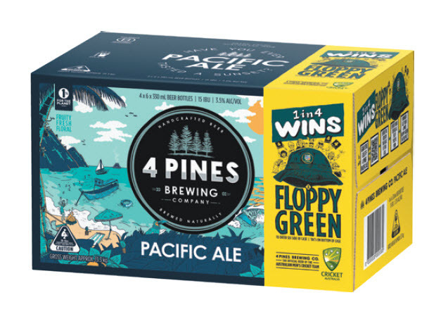 4 Pines Pacific Ale Stubbies 330ml 24 Pack Offer At The Bottle O