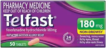 Telfast 50 Tablets