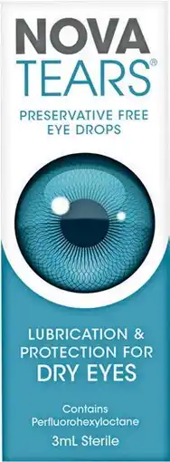 Pharmacist Advice NovaTears Lubricating Eye Drops 3mL offer