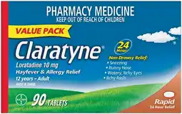 Soul Pattinson Chemist Claratyne Hayfever & Allergy Relief 90 Tablets offer