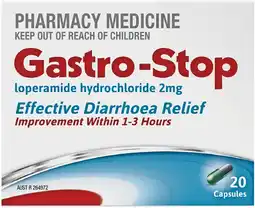 Pharmacist Advice Gastro-Stop 20 Capsules offer