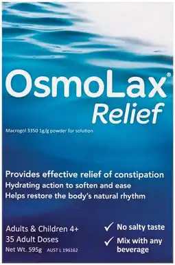 Pharmacist Advice OsmoLax Relief 595g offer