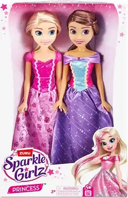 Target Sparkle girlz princess dolls double pack by zuru offer