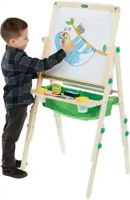 Target Crayola Kids Deluxe Wooden Art Easel Dual-Sided offer