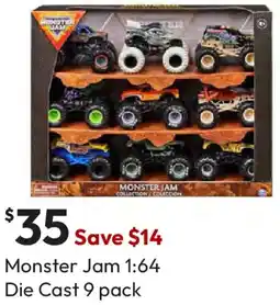 Target Monster Jam 1:64 Die Cast offer