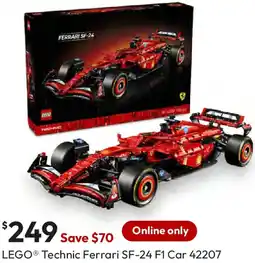 Target LEGO Technic Ferrari SF-24 F1 Car offer