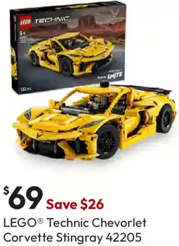 Target LEGO Technic Chevorlet Corvette Stingray offer