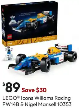 Target LEGO Icons Willams Racing & Nigel Mansell offer