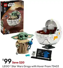 Target LEGO Star Wars Grogu with Hover Pram offer