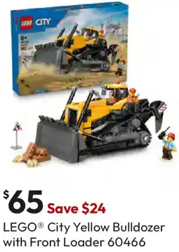 Target LEGO City Yellow Bulldozer with Front Loader offer