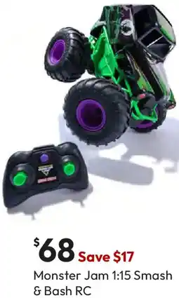 Target Monster Jam 1:15 Smash & Bash RC offer