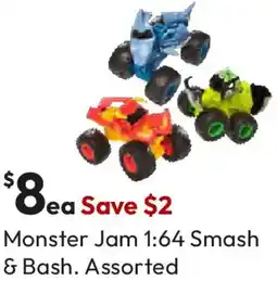 Target Monster Jam 1:64 Smash & Bash offer