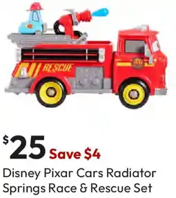 Target Disney Pixar Cars Radiator Springs Race & Rescue Set offer