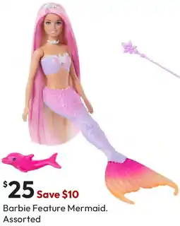 Target Barbie Feature Mermaid offer