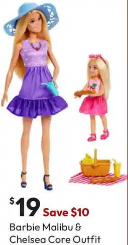 Target Barbie Malibu & Chelsea Core Outfit offer