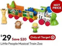 Target Little People Musical Train Zoo offer
