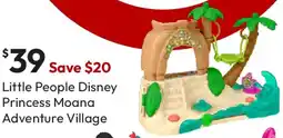 Target Little People Disney Princess Moana Adventure Village offer