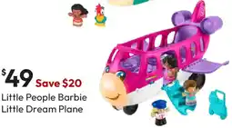 Target Little People Barbie Little Dream Plane offer