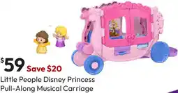 Target Little People Disney Princess Pull-Along Musical Carriage offer