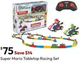 Target Super Mario Tabletop Racing Set offer