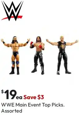 Target WWE Main Event Top Picks offer