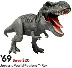 Target Jurassic World Feature T-Rex offer