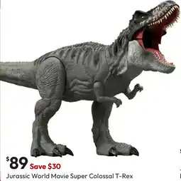 Target Jurassic World Movie Super Colossal T-Rex offer