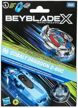 Kmart Beyblade X Cobalt Dragon 2-60C Deluxe Left-Spin String Launcher Set offer