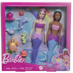 Kmart 2 Pack Barbie Mermaid Dolls offer