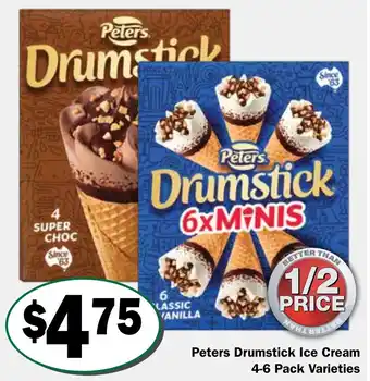 Peters Drumstick Ice Cream Varieties